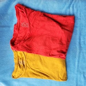 Pair of "Real Soft" Aerie long sleeve shirts.